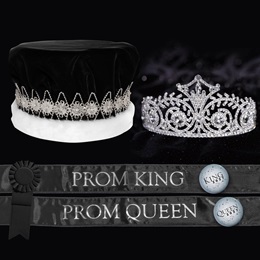 Sovereign Regalia King and Queen Prom Royalty Set