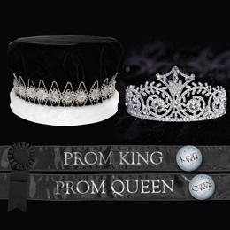 Sovereign Regalia King and Queen Prom Royalty Set