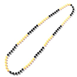 Two-color Spirit Bead Necklaces - Black/Yellow