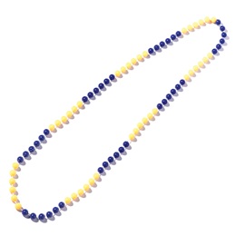 Two-color Spirit Bead Necklaces - Blue/Yellow