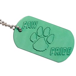Paw Pride Dog Tag - Green