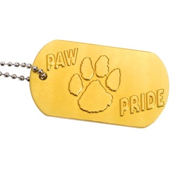 Paw Pride Dog Tag - Yellow