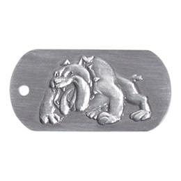 Embossed Dog Tag - Bulldog