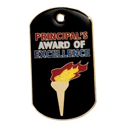 Glitter Dog Tag - Principal's Award