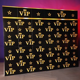 VIP Star Treatment Backdrop Kit
