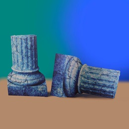 Ancient Undersea Ruins Small Columns Kit (set of 2)
