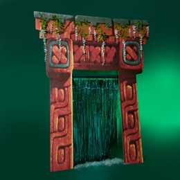 Amazonian Arch Waterfall With Curved Top Kit