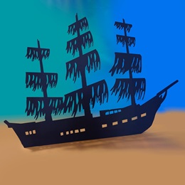 Ocean Floor Shipwreck Kit