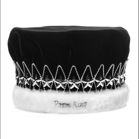 Silver Star Band Embroidered Prom King Crown | Anderson's